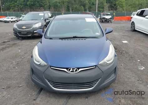 2016 Hyundai Elantra Se z USA, uszkodzony, nr VIN 5NPDH4AE1GH699857